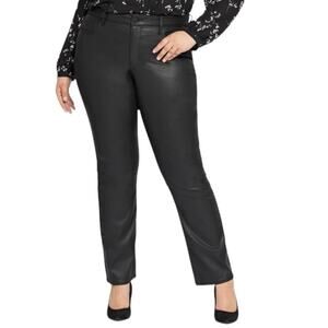 NYDJ Jeans Coated Marilyn straight plus size 24W